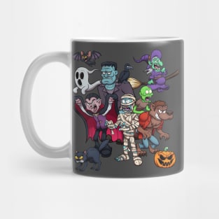 Halloween Monsters Mug